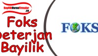 Foks Deterjan Bayilik Başvurusu ve Şartları