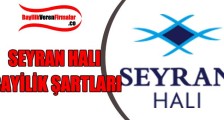 Seyran Halı Bayilik Şartları